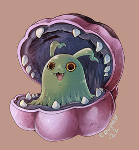 Digimon fanart, Digital watercolors.