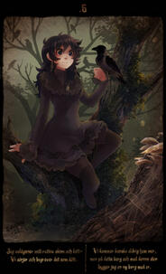 Self portrait, example of more complex background.